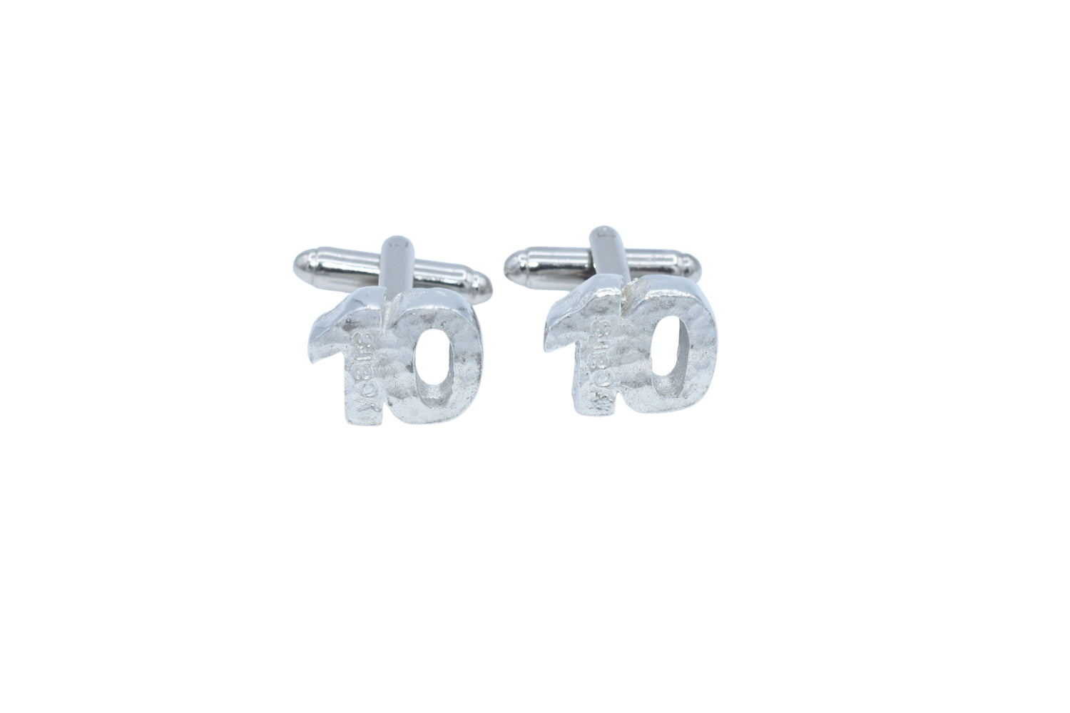 10 Year Beaten Cufflinks