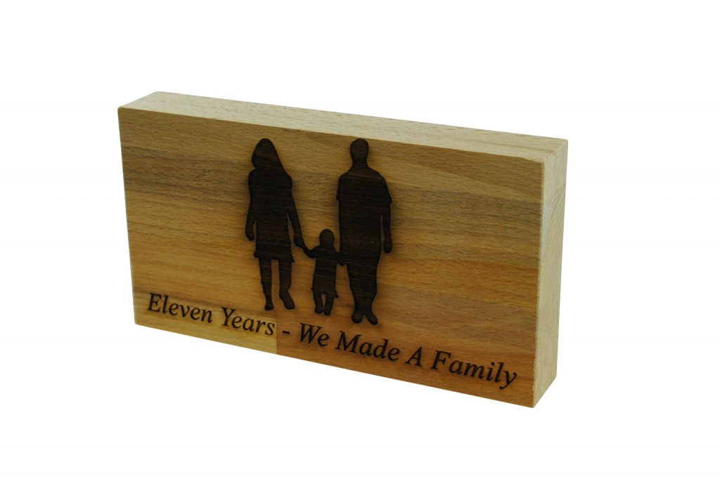 11 Years We Made A Family Beech Block