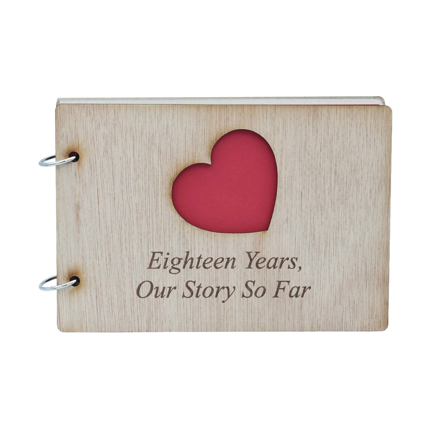 18 Year Anniversary – Our Story So Far Scrapbook