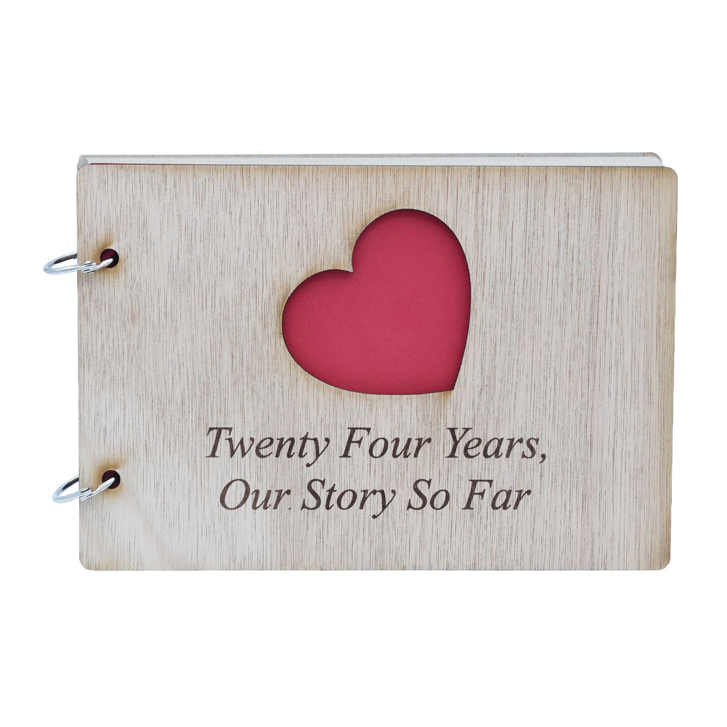 24 Year Anniversary – Our Story So Far Scrapbook