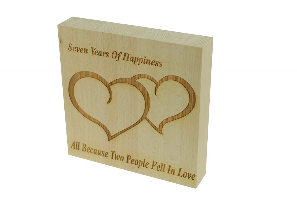 7 Years of Happiness Beech Block