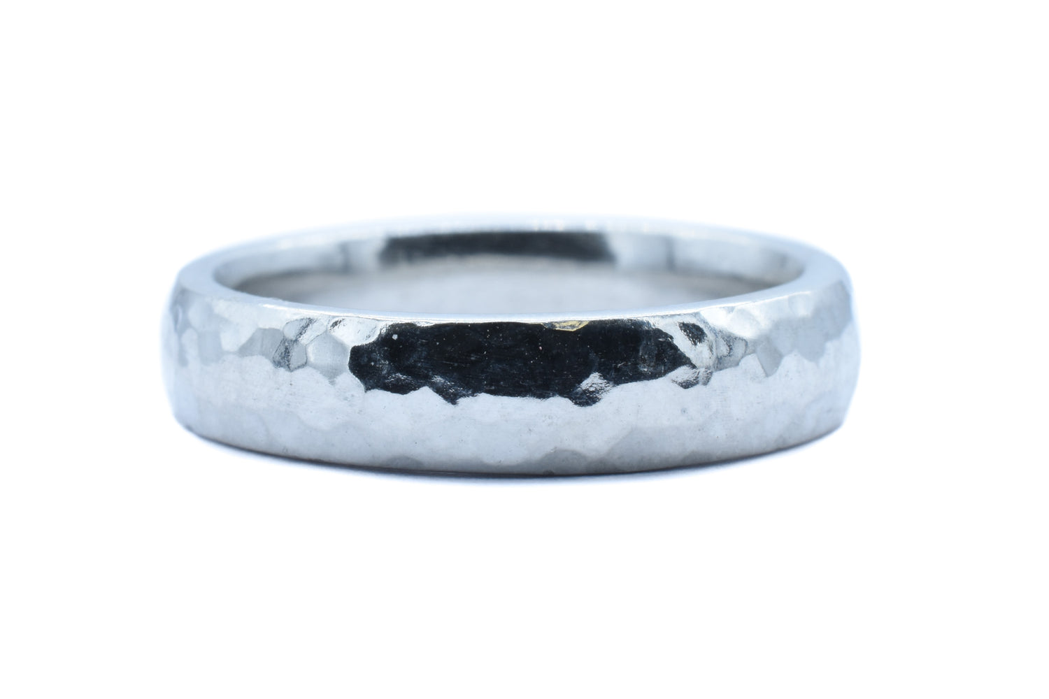 Beaten Tin Matching Rings - Mens and Ladies