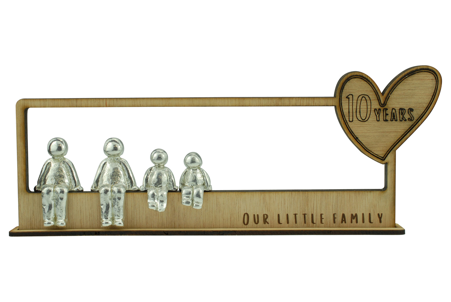 10 Years Our Little Family | 10th Anniversary Gift - Choose Your Own Family Combination
