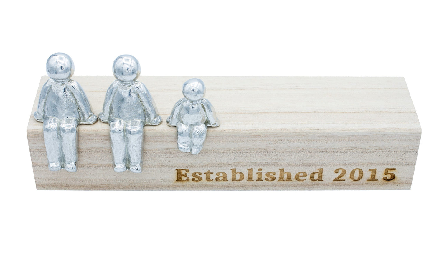 Established 2016 - Tin Sculpture Figurines 10th Anniversary Decoration