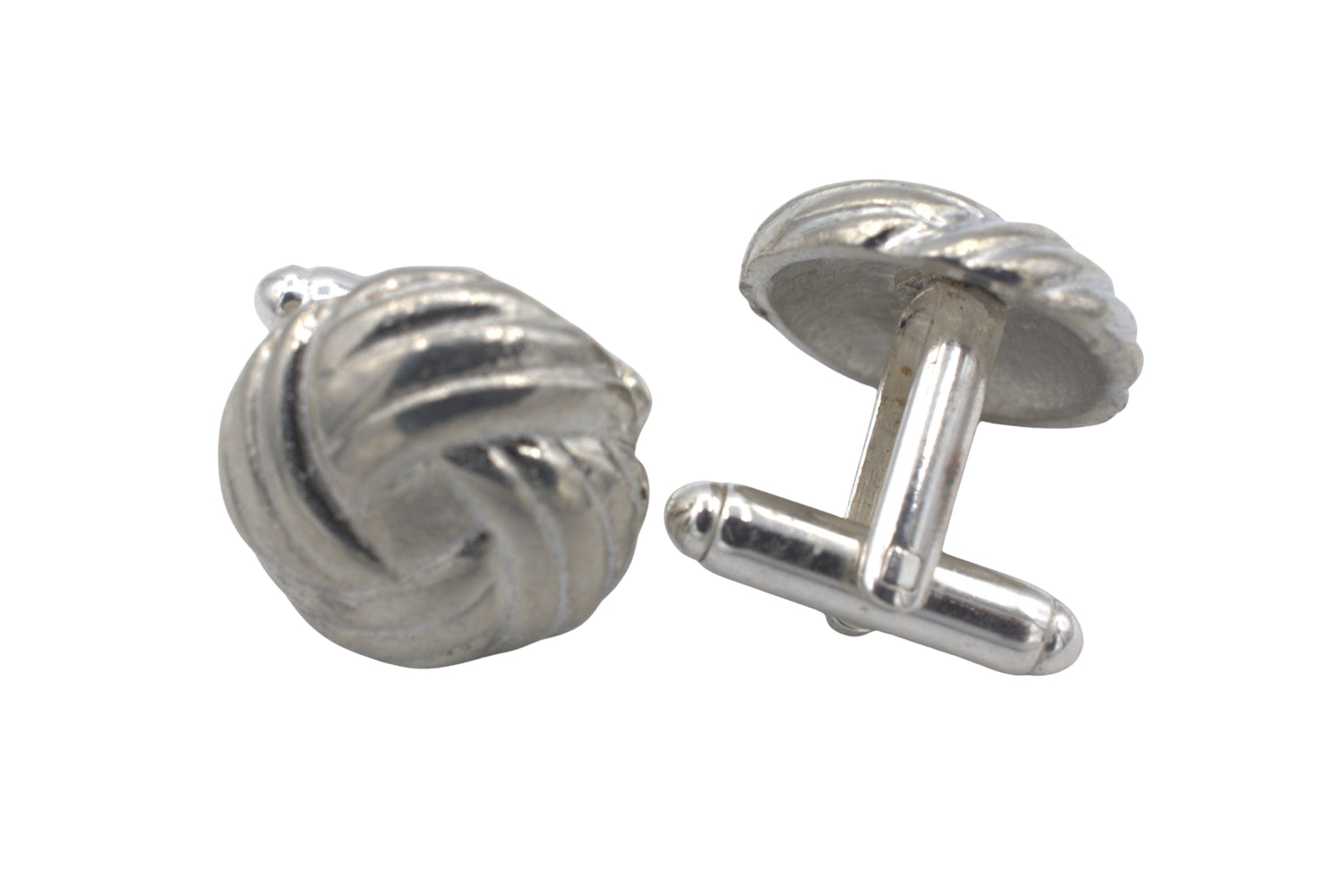 Tin Celtic Knot Cufflinks 10th Anniversary Gift for Him