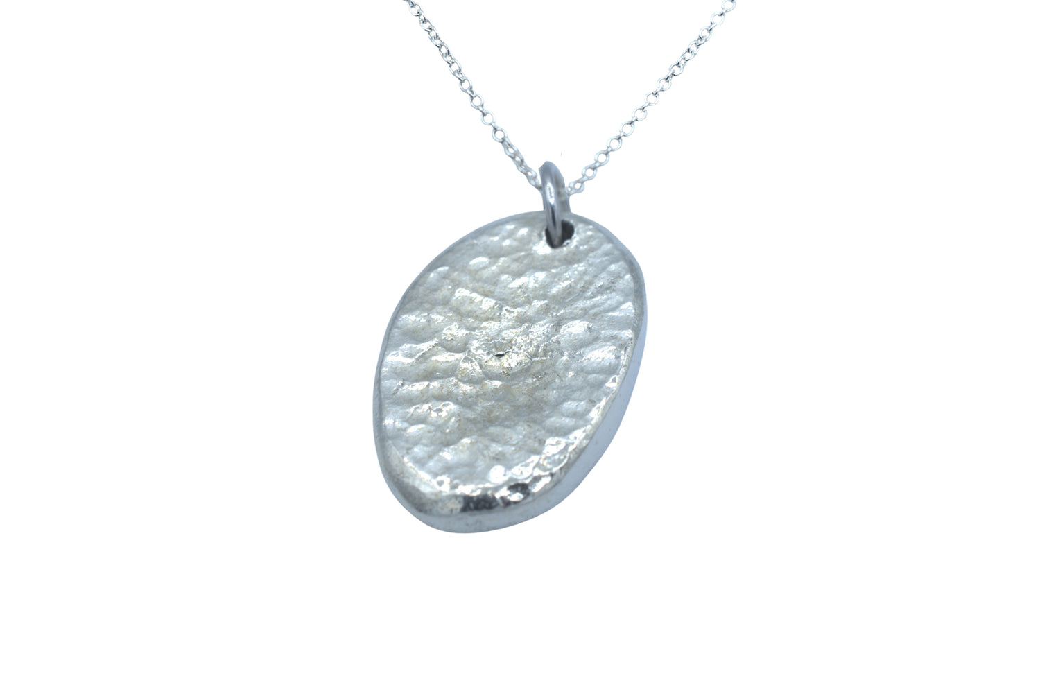Tin Oval Necklace
