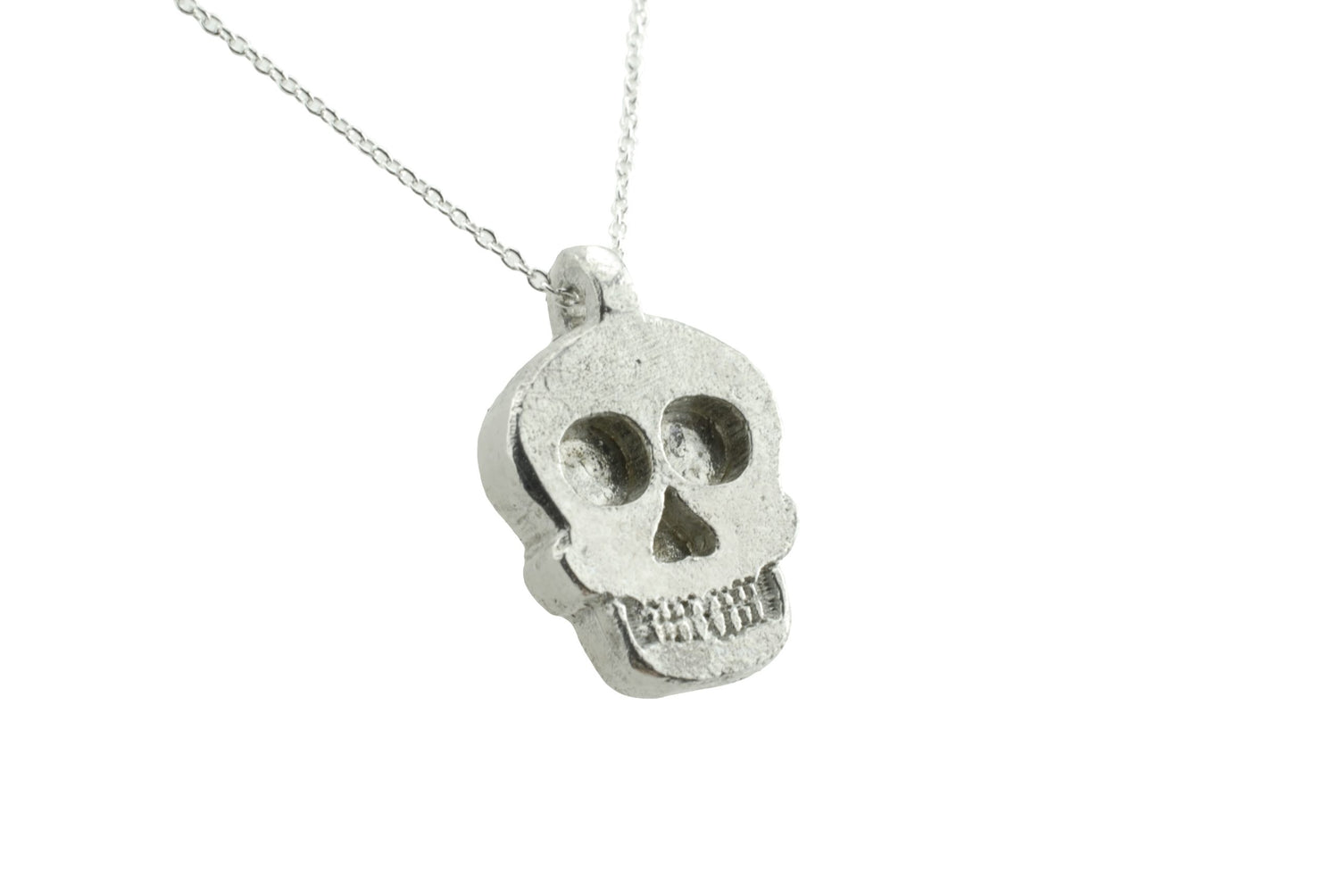 Tin Skull Pendant