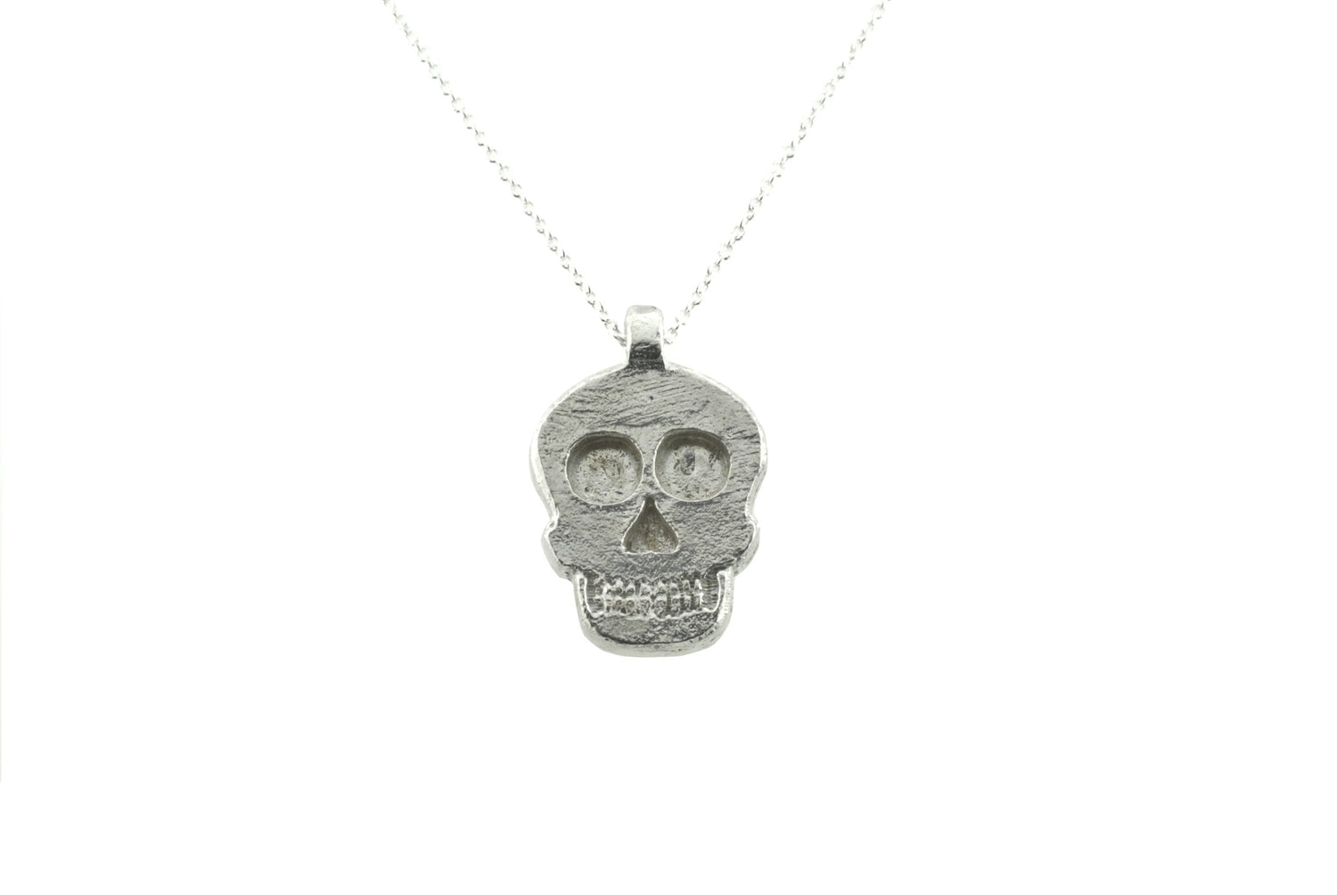 Tin Skull Pendant