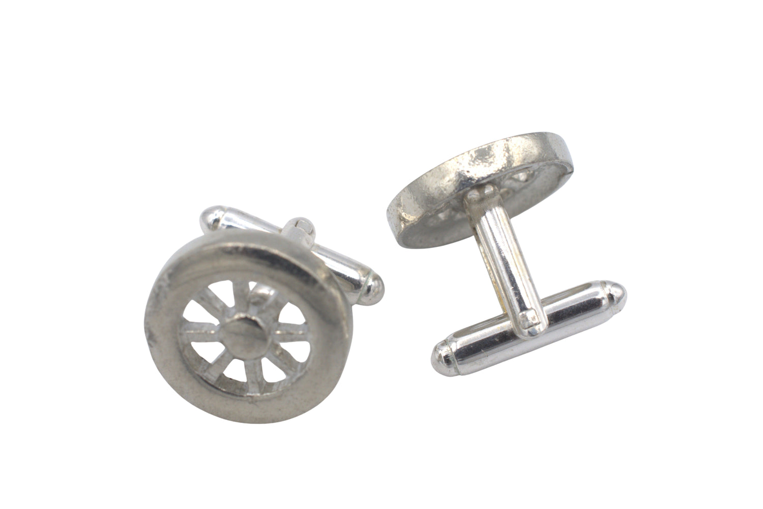 Tin Wheel Cufflinks