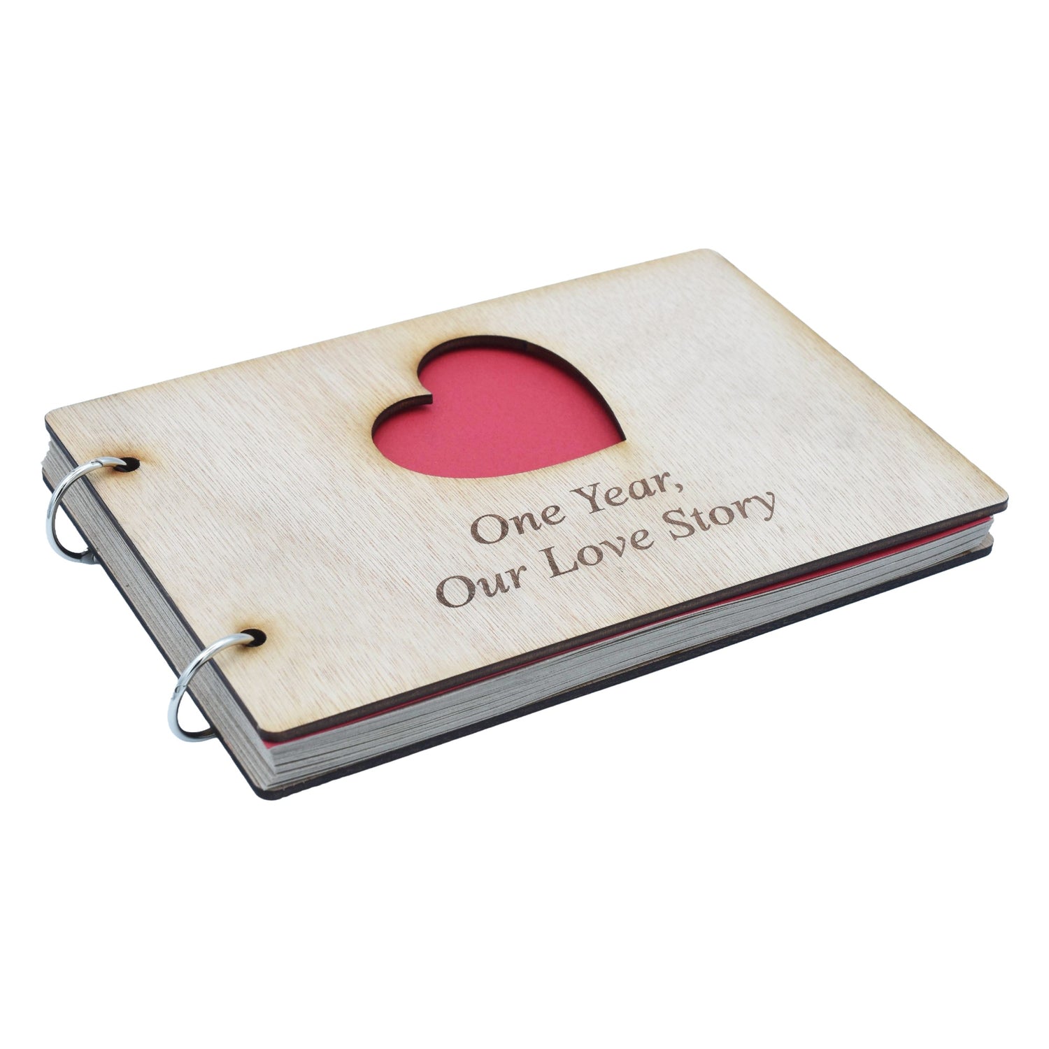 One Year, Our Love Story. 1st Anniversary- Scrapbook