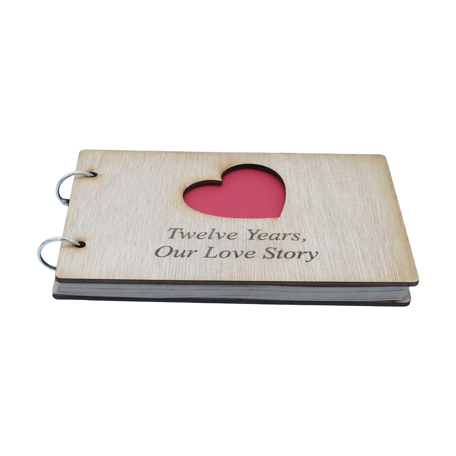 Twelve Years, Our Love Story. 12th Anniversary- Scrapbook
