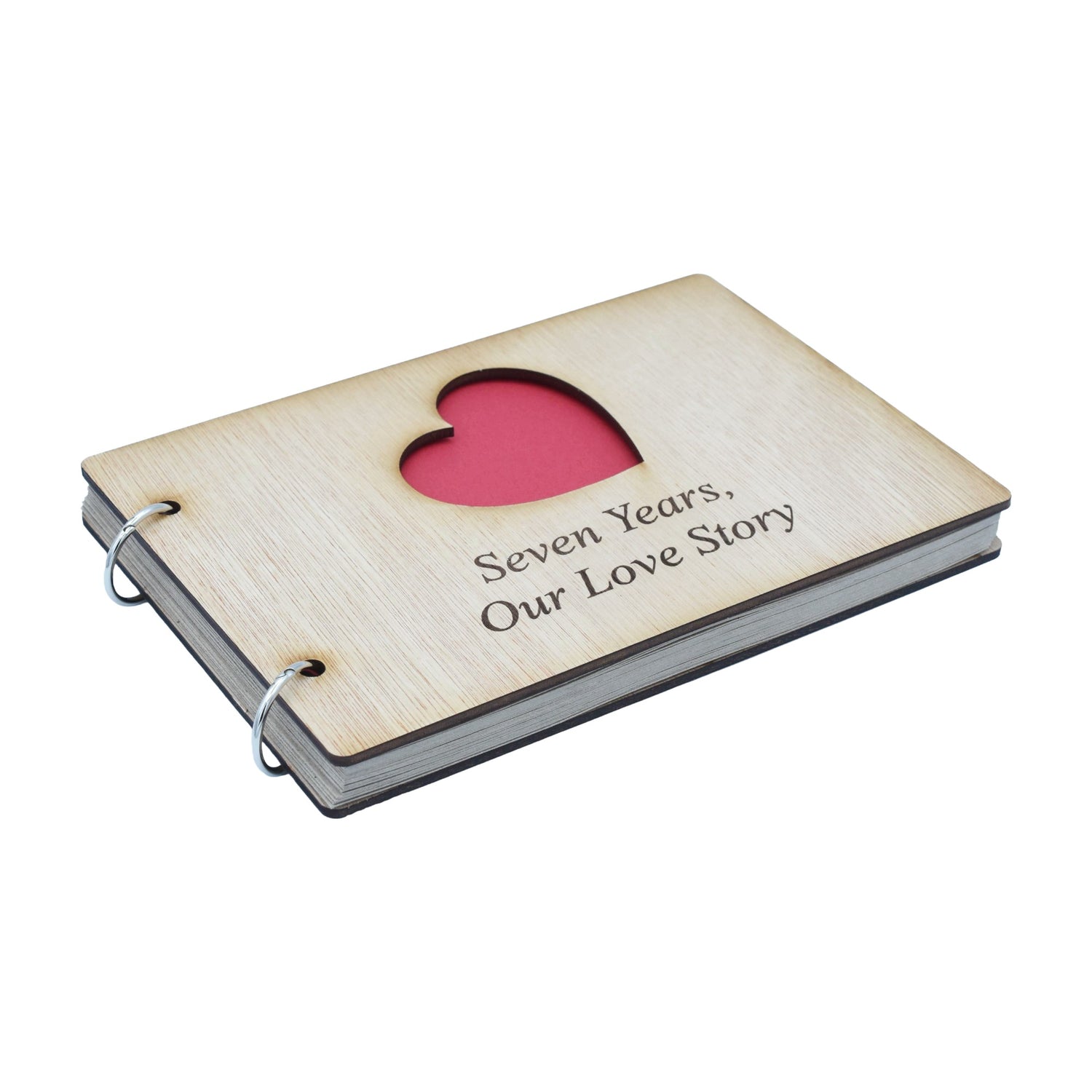 Seven Years, Our Love Story. 7th Anniversary- Scrapbook