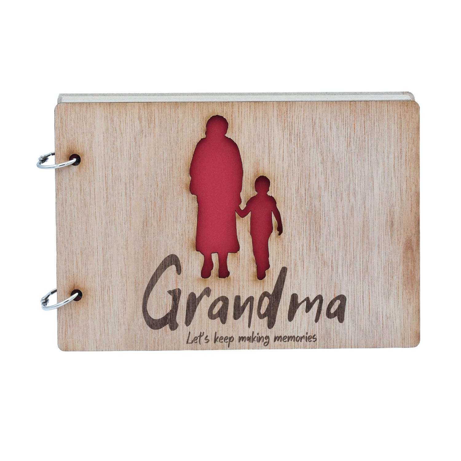 Grandma Let's Keep Making Memories- Grandma and Grandson - Scrapbook, Photo album or Notebook. Mothers day or Birthday Gifts.