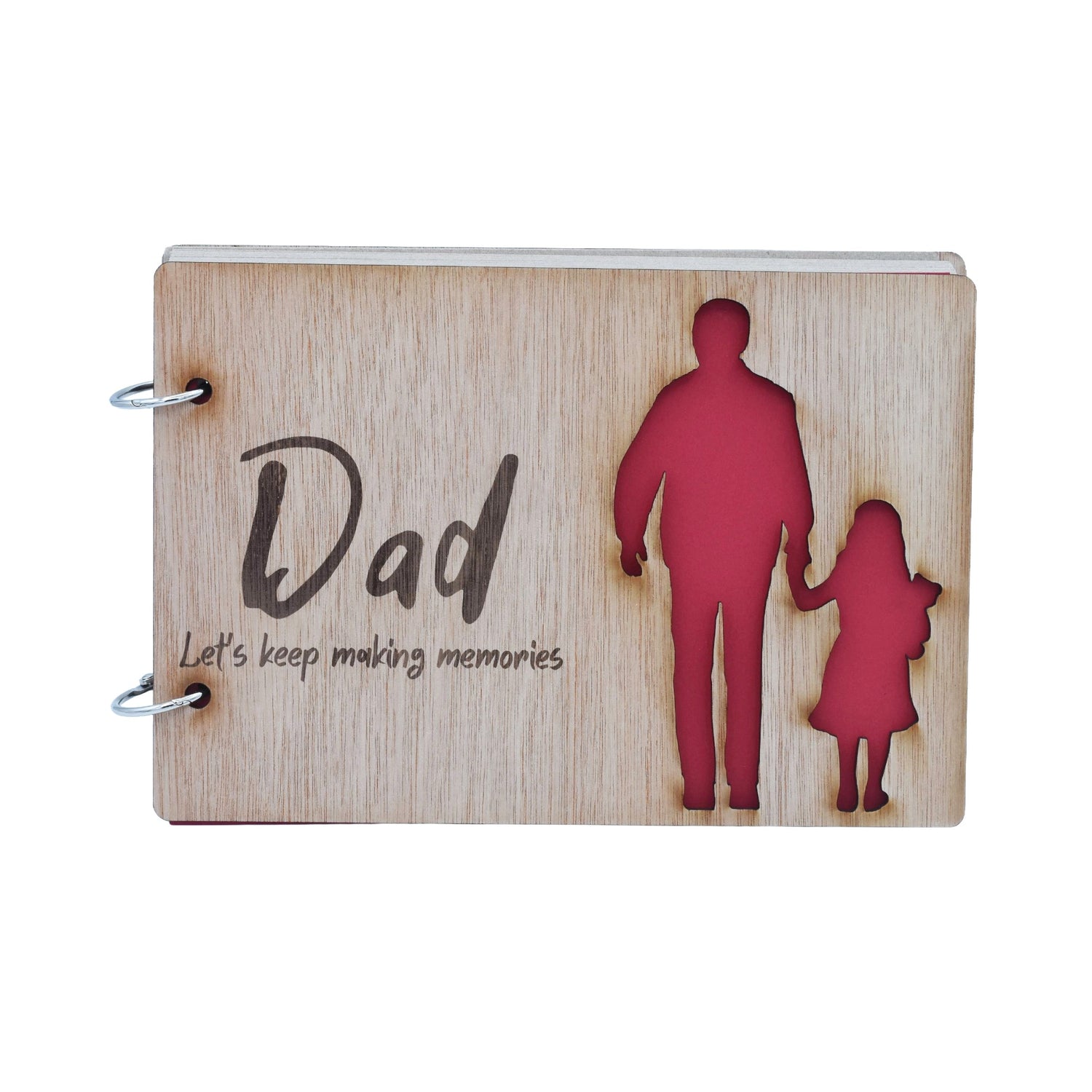 Dad and Daughter- Scrapbook- Dad Let's Keep Making Memories- Memory book, Scrapbook, Photo album or Notebook. Mothers day or Birthday Gifts. (Copy)