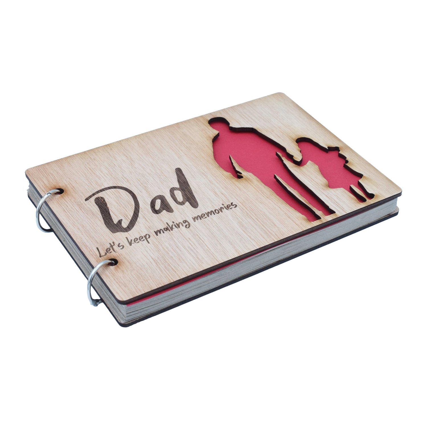 Dad and Daughter- Scrapbook- Dad Let's Keep Making Memories- Memory book, Scrapbook, Photo album or Notebook. Mothers day or Birthday Gifts. (Copy)