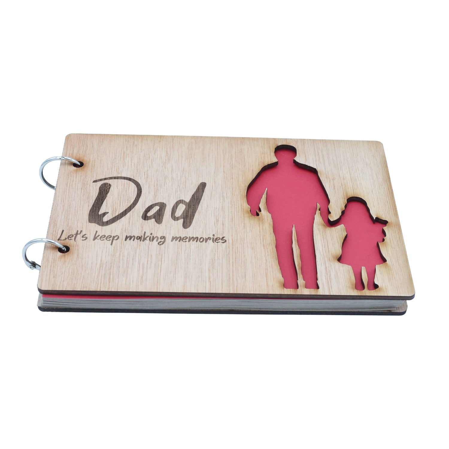 Dad and Daughter- Scrapbook- Dad Let's Keep Making Memories- Memory book, Scrapbook, Photo album or Notebook. Mothers day or Birthday Gifts. (Copy)