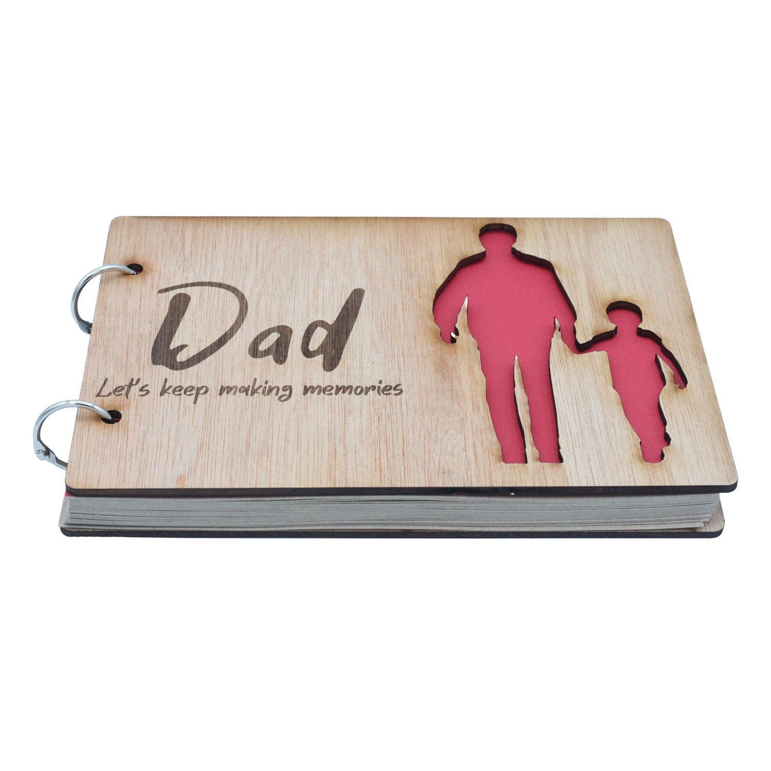 Dad and Son- Scrapbook- Dad Let's Keep Making Memories- Memory book, Scrapbook, Photo album or Notebook. Mothers day or Birthday Gifts. (Copy) (Copy)