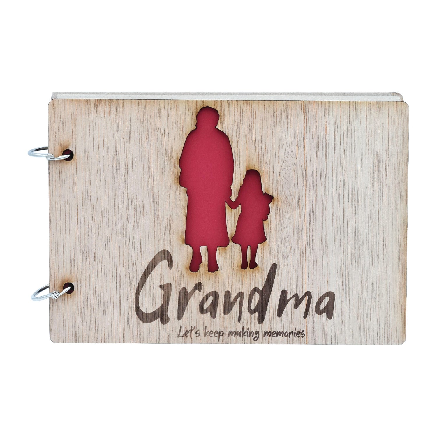Grandma Let's Keep Making Memories- Grandma and Granddaughter - Scrapbook, Photo album or Notebook. Mothers day or Birthday Gifts.