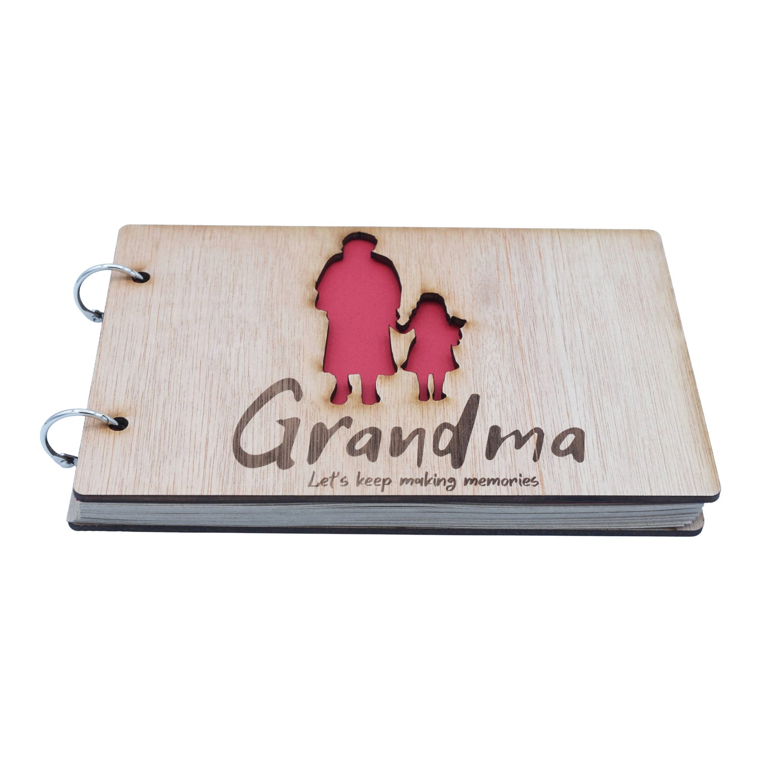Grandma Let's Keep Making Memories- Grandma and Granddaughter - Scrapbook, Photo album or Notebook. Mothers day or Birthday Gifts.