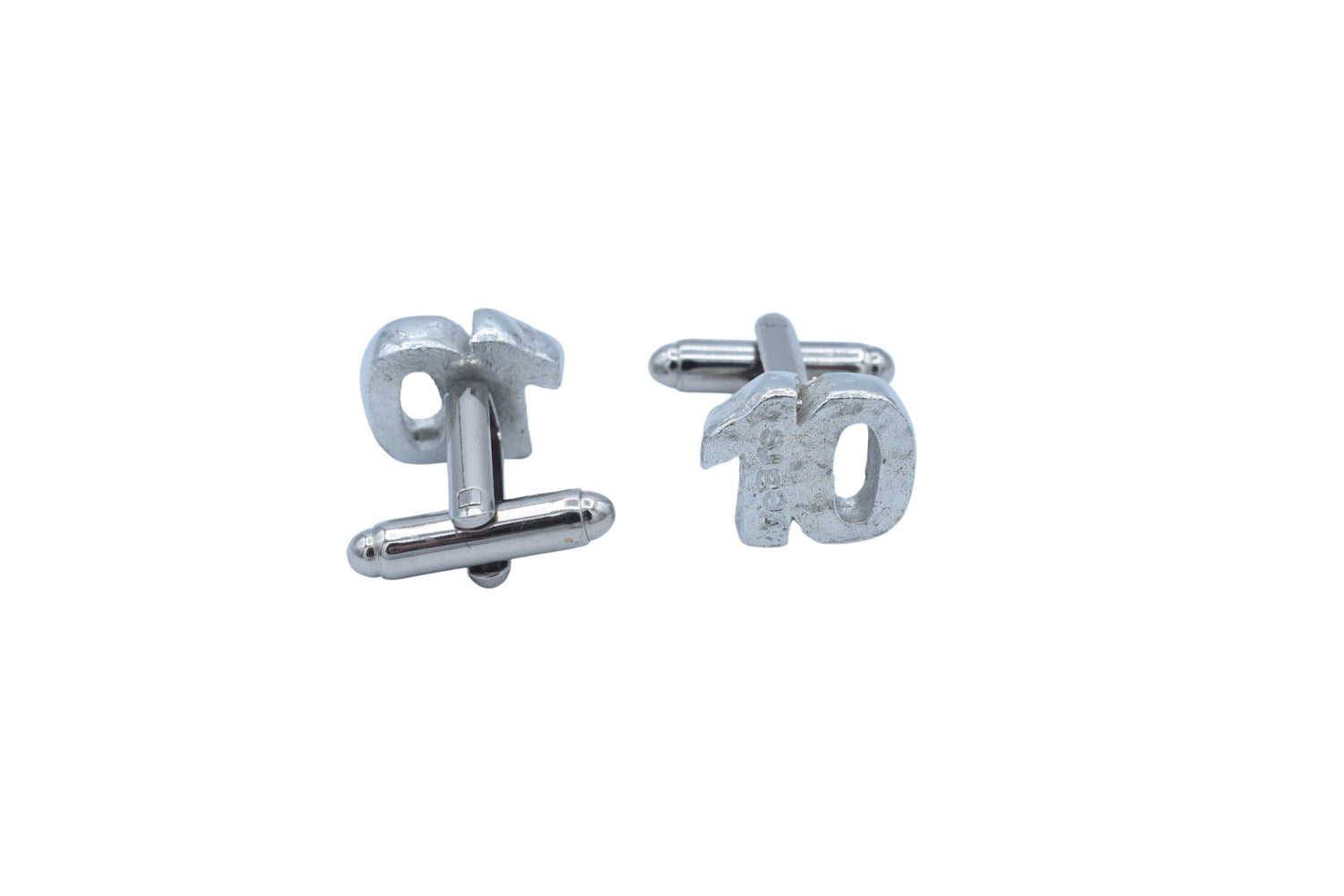 10 Year Beaten Cufflinks