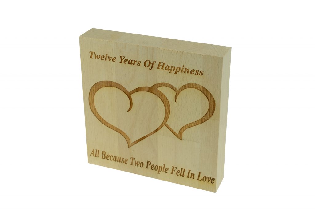 12 Years of Happiness Beech Block