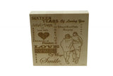 16 Years of Loving You Wooden Block