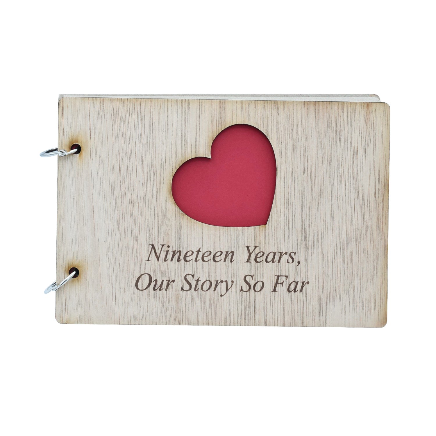19 Year Anniversary – Our Story So Far Scrapbook