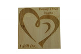 23 Year Anniversary I Still Do - Light Beech Block