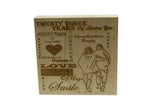 23 Years of Loving You Wooden Block