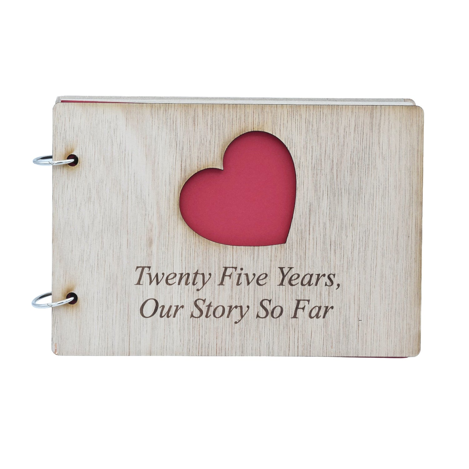 25 Year Anniversary – Our Story So Far Scrapbook