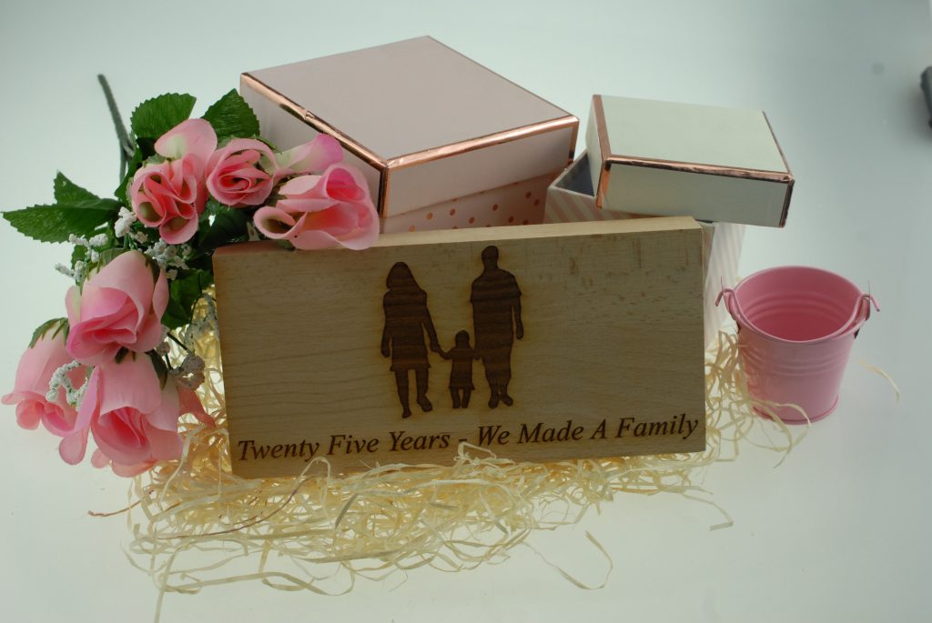25 Years We Made A Family Beech Block