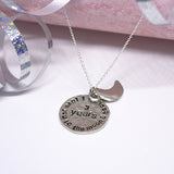 3rd Anniversary Moon Necklace