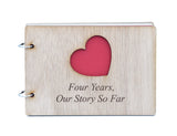 4 Year Anniversary – Our Story So Far Scrapbook