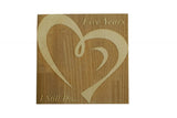 5 Year Anniversary I Still Do - Dark Beech Block (Wood Anniversary)