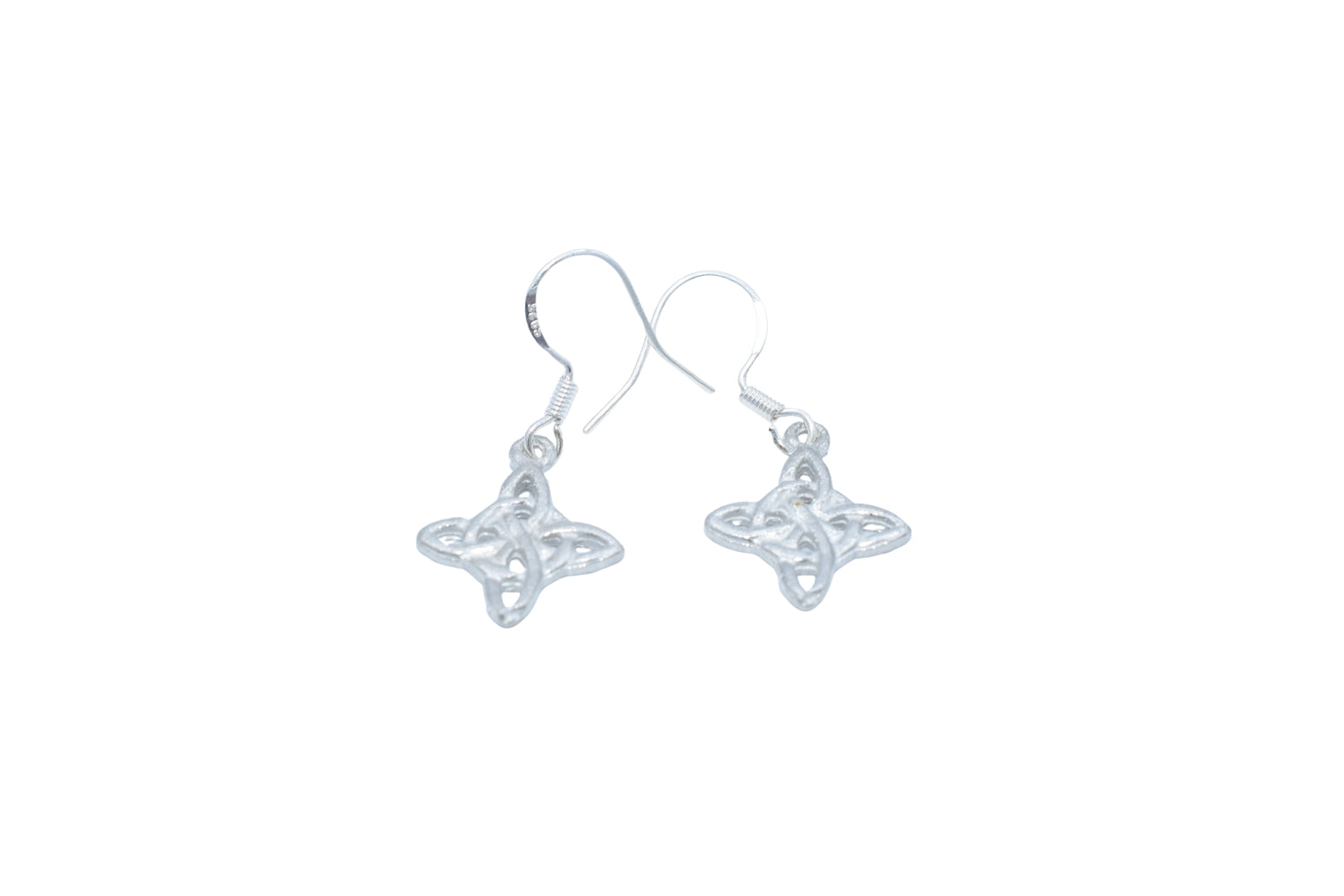 Celtic Knot Tin Earrings