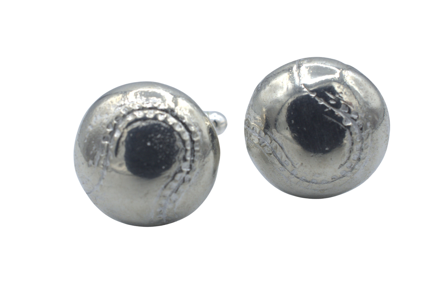 10th Wedding Cricket Ball Tin Cufflinks