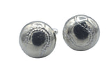 10th Wedding Cricket Ball Tin Cufflinks