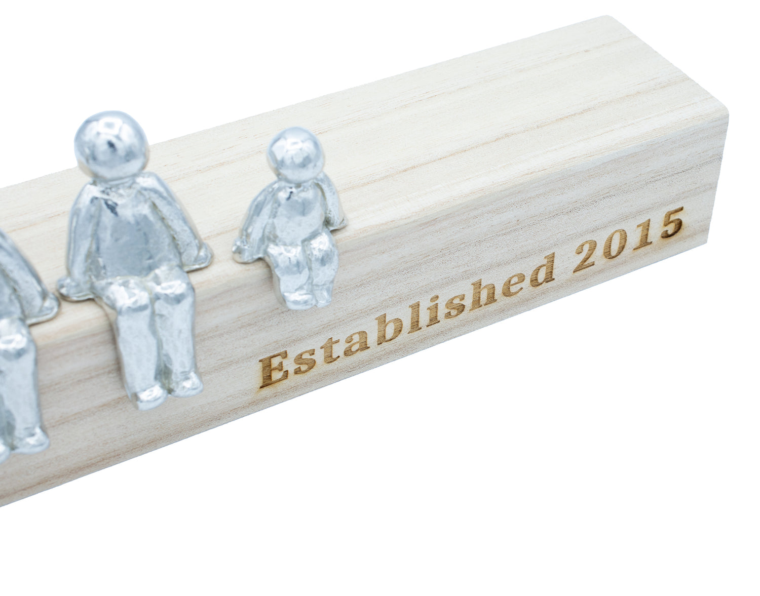 Established 2016 - Tin Sculpture Figurines 10th Anniversary Decoration