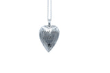 Love is not a Feeling, It is an Art Tin Heart Pendant Necklace