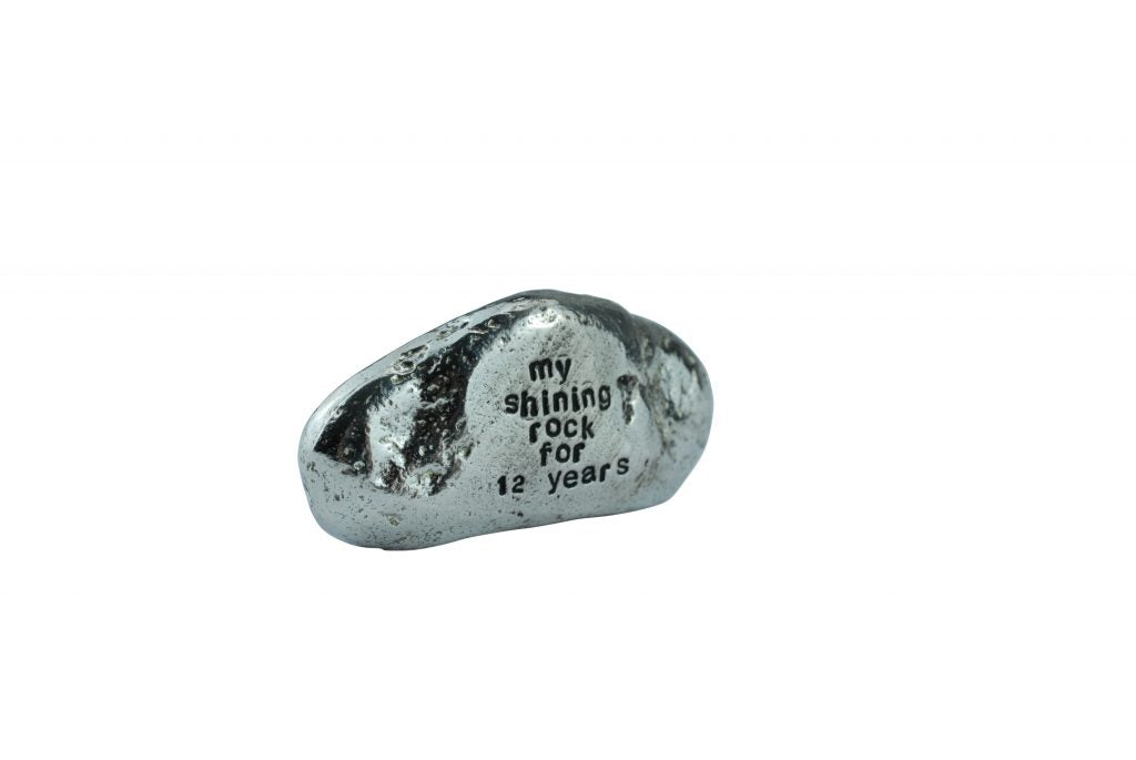 My Shining Rock for 12 Years – Anniversary Gift