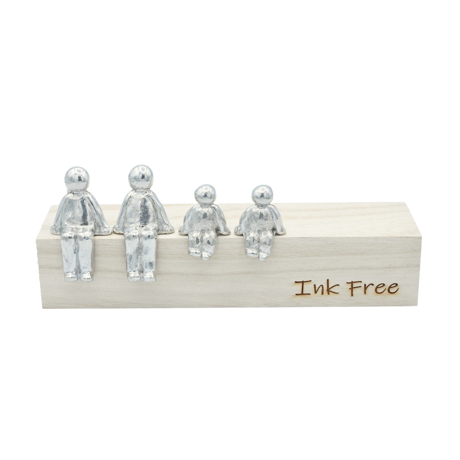 Personalised Choose Your Own Family Combination Metal Sculpture Figurines. Choose Your Own Phrase.