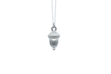Tin Acorn Pendant Necklace