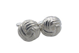 Tin Celtic Knot Cufflinks 10th Anniversary Gift for Him