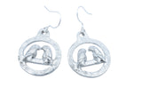 Tin Lovebirds Earrings