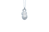 Tin Pineapple Pendant Necklace