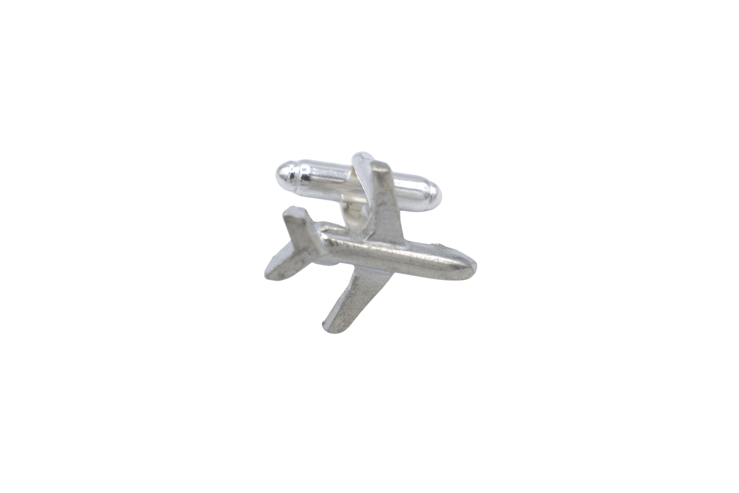 Tin Plane Cufflinks - flying into your 10th Wedding anniversary