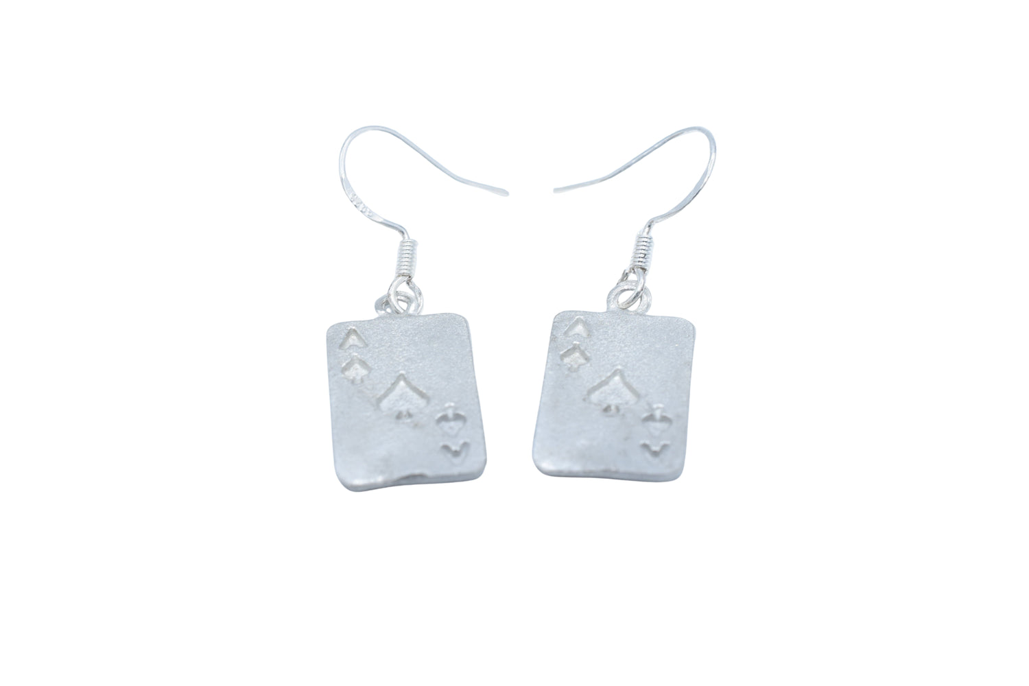 Tin Playing Card Earrings