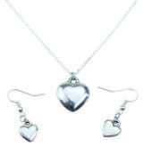Tin Smooth Heart Matching Set
