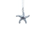Tin Starfish Pendant Necklace