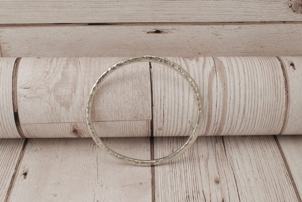Tin Textured Bangle